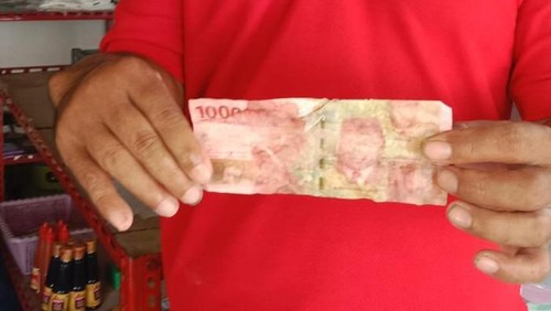 Ilustrasi uang palsu