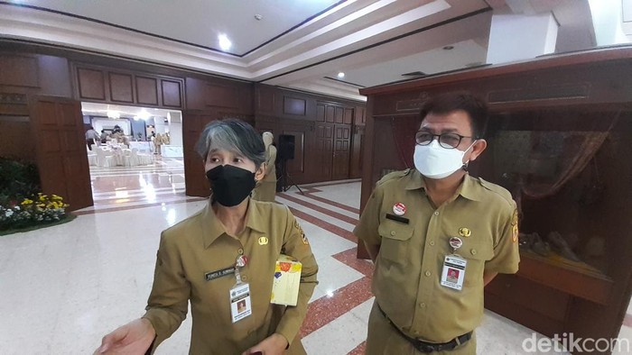 Kepala Dinas Kesehatan Provinsi Jawa Tengah (Jateng) Yunita Dyah Suminar di Gedung Gradhika, Jalan Pahlawan, Semarang, Senin (9/5/2022).