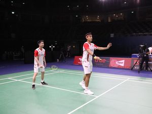 Aksi Kevin/Bagas di Thomas Cup 2022: Baru Dapat Ponten 65