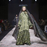 Fashion show koleksi busana muslim Sriwijaya karya Dian Pelangi di Muslim Fashion Festival 2022. Foto: dok. Muffest 2022