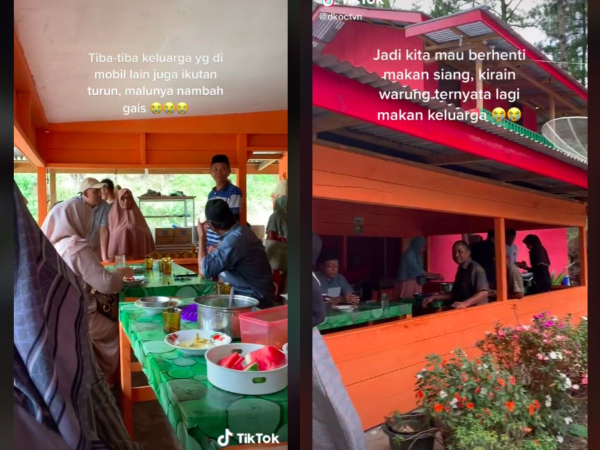 Makan di rumah orang yang dikira warung makan