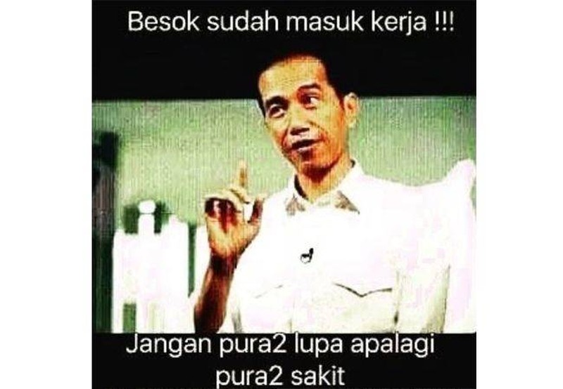 Meme masuk kerja usai lebaran