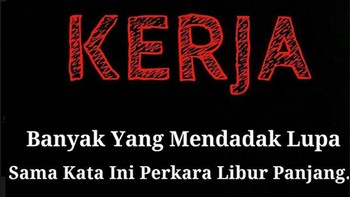Kata Kerja yang dilupakan saat liburan. Foto: dok Internet