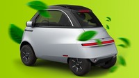 Mobil listrik mungil dengan kapasitas dua penumpang ini dijelaskan akan memiliki beberapa pilihan baterai. Untuk pilihan baterai 6 kwh, 10,5 kwh dan 14 kwh. (Foto: doc. Microlino)