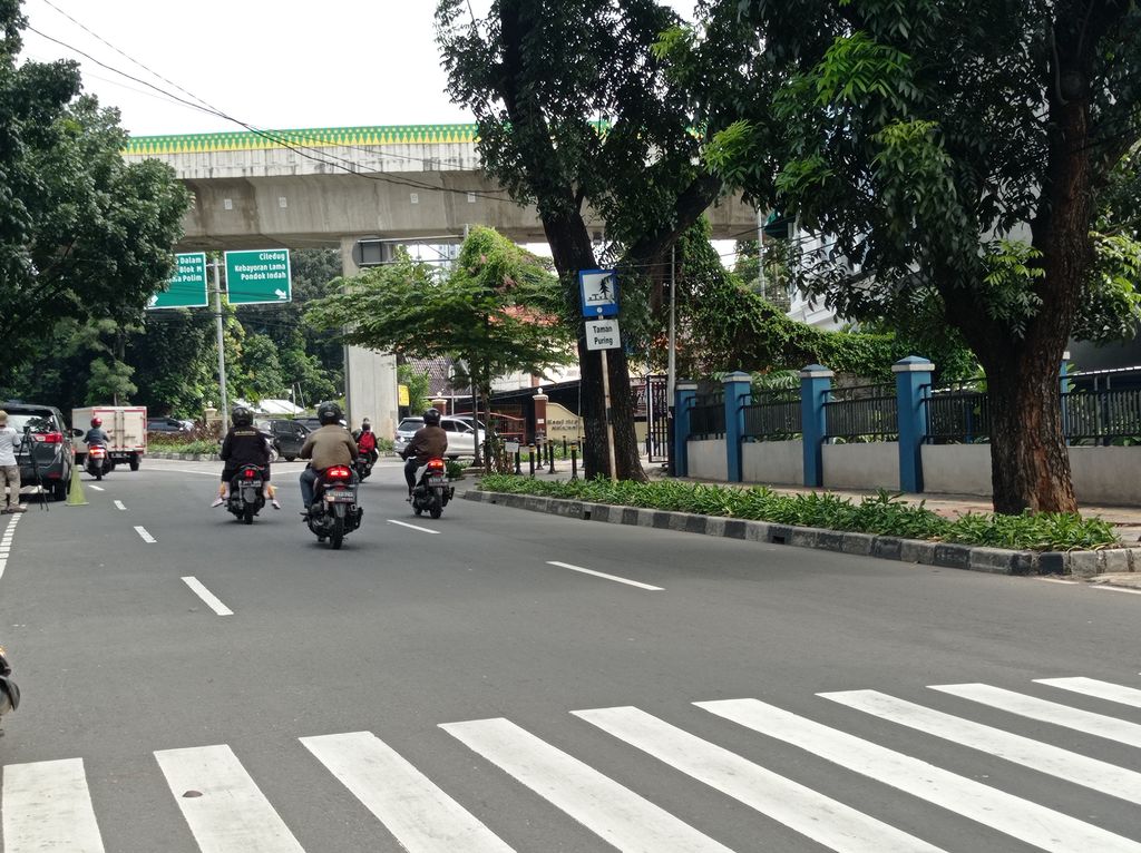 Penampakan Lokasi 9 Begal Serang 2 Anggota TNI di Kebayoran Baru (Wilda-detikcom)