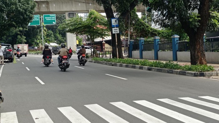 Penampakan Lokasi 9 Begal Serang 2 Anggota TNI di Kebayoran Baru (Wilda-detikcom)