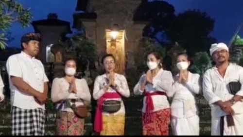 Pelaku pembuat video Tiktok joged India di Pura Samuantiga, Desa Bedulu, Kecamatan Blahbatuh, Gianyar, meminta maaf.