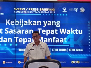 Sandiaga Sebut Libur Lebaran Berdampak Positif pada Kebangkitan Parekraf
