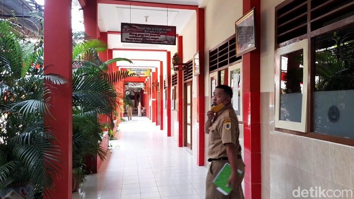 Suasana di salah satu sekolah di Brebes, Senin (9/5/2022).
