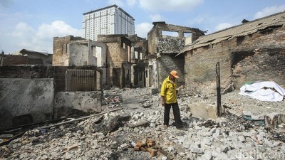 Situasi Terkini di Pasar Gembrong yang Bakal Dibagusin Pascakebakaran