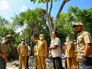 Bupati Ipuk Tinjau Langsung Persiapan Liga Selancar Paling Bergengsi di Dunia
