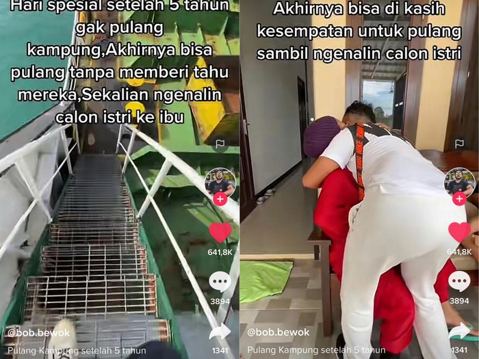 Kisah viral pria sudah lima tahun tidak pulang kampung, Kisah viral pria sudah lima tahun tidak pulang kampung, bisa diberikan kesematan membawa calon istri ke kampung halaman.
