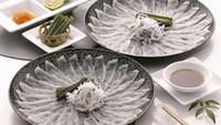 Ikan fugu atau buntal ternyata memiliki harga yang mahal. Jenis ikan ini dapat membahayakan tubuh hingga fatal kalau cara mengolahnya tidak tepat. Itulah mengapa harga ikan fugu cukup tinggi, harganya $300 (Rp 4,3 juta) per ekor. Foto: Getty Images/iStockphoto