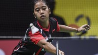 Pada partai ketiga, Aisyah Sativa Fatetani mengunci kemenangan bagi Indonesia dengan Ann-Kathrin Spoeri.