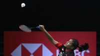 Tunggal putri Indonesia Komang Ayu Cahya Dewi membuka kemenangan pertama bagi tim Garuda saat berhadapan dengan wakil Jerman Yvonne Li di babak penyisihan grup A Uber Cup 2022 yang digelar di Impact Arena, Bangkok, Selasa (10/5/2022).