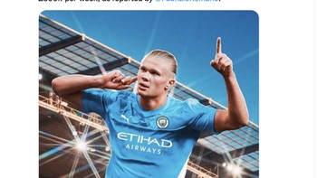 Gaji Haaland dilaporkan tidak akan melebihi Kevin De Bruyne. Foto: Twitter