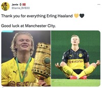 Meme Haaland ke City