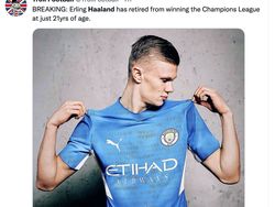 Meme Haaland ke Manchester City, Mau Puasa Liga Champions?