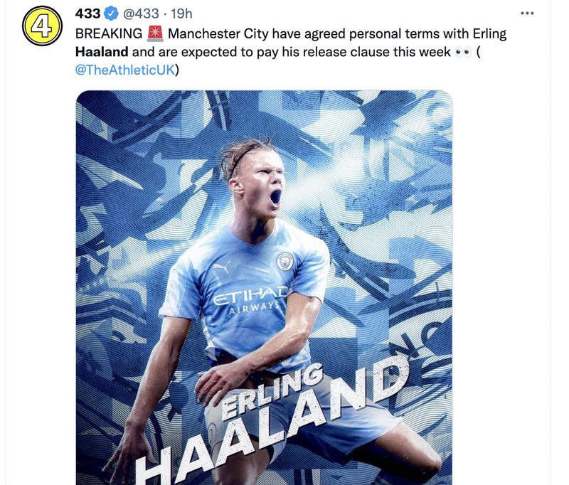 Meme Haaland ke City