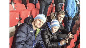 Haaland masa kecil ternyata sudah mendukung Manchester City. Foto: Twitter