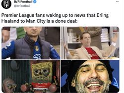 Meme Haaland ke Manchester City, Mau Puasa Liga Champions?