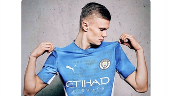 Akun Twitter Fabrizio Romano yang mengabarkan bahwa Haaland sudah pasti akan menjadi pemain Manchester City dan segera diumumkan secara resmi. Foto: Twitter