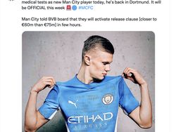 Meme Haaland ke Manchester City, Mau Puasa Liga Champions?
