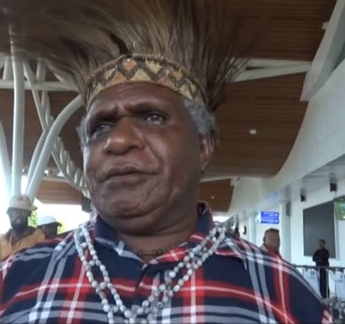 Ketua Adat Anim Ha Kabupaten Merauke, Kabupaten Mappi, Kabupaten Boven Digoel, dan Kabupaten Asmat, Papua Paskalis Imadawa