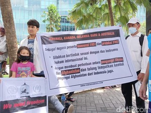 Pengungsi Afganistan di Medan Tuntut Dipindahkan ke Negara Ketiga