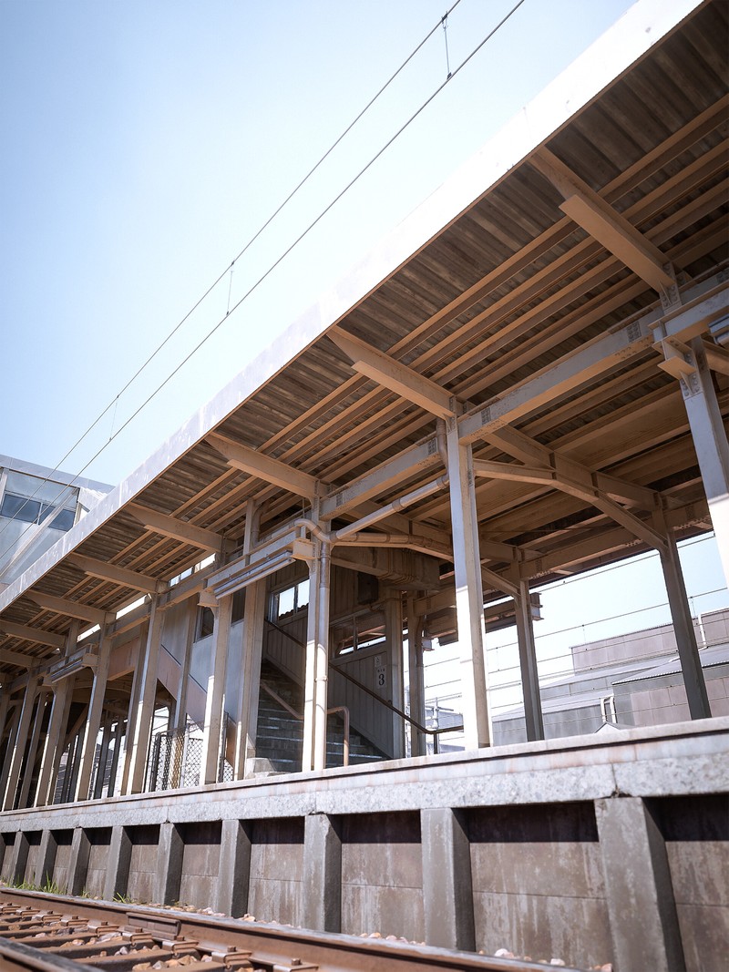 Stasiun Kereta Api Ini Tampak Nyata dan Seram, Padahal...