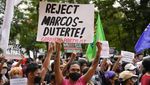 Unjukrasa Tolak Dinasti Marcos yang Diprediksi Menang Pemilu Filipina