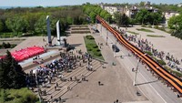 Victory Day dirayakan setiap tahun pada tanggal 9 Mei untuk memperingati kemenangan Soviet atas Nazi Jerman dalam Perang Dunia II. (Pavel Klimov/Reuters)
