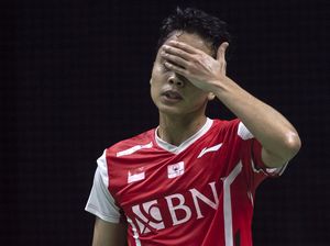 Anthony Ginting Kalah Lagi, Masih Terkendala Angin di Thomas Cup 2022