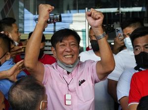 Ekspresi Marcos Jr Setelah Menangi Pilpres Filipina
