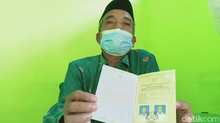 Buku nikah pengantin yang ditinggal mempelai pria di Magetan telah dicetak