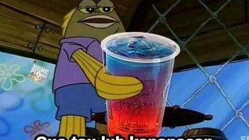 Mungkin beberapa tegukan, bisa bikin menghilangkan rasa haus dan kepanasan. Foto: (Facebook).