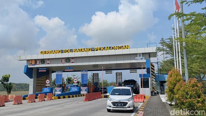 Gerbang Tol Pemalang-Pekalongan. Foto diambil Rabu (11/5/2022).