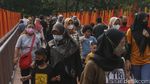 Taman Tebet Eco Park Ramai Banget di Hari Terakhir Libur Sekolah