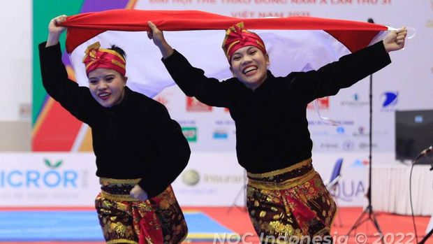 Indonesia sudah mengumpulkan tiga medali emas, empat perak, dan satu medali perunggu SEA Games sampai hari Rabu 11 Mei 2022.