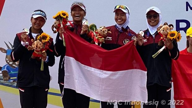 Indonesia sudah mengumpulkan tiga medali emas, empat perak, dan satu medali perunggu SEA Games sampai hari Rabu 11 Mei 2022.