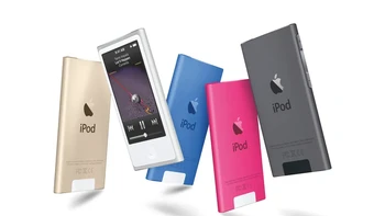 Generasi ketujuh iPod Nano tahun 2012 mirip dengan iPod Touch dengan layar sentuh dan home button, namun softwarenya kalah canggih. Foto: Apple