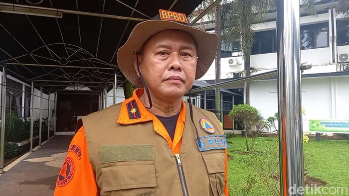 Kepala Pelaksana BPBD Subang Udin Jazudin saat memberikan keterangan di DPRD Subang, Rabu (11/5/2022).