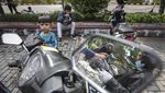 Semangat Pemudik Motor Balik ke Jakarta via Tanjung Priok