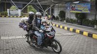 Semangat Pemudik Motor Balik Ke Jakarta Via Tanjung Priok