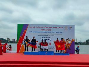 SEA Games 2021: Kickboxing Medali Pertama, Rowing Emas buat Indonesia