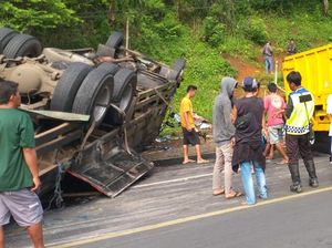 Sopir Truk Maut di Gentong Tasikmalaya Jadi Tersangka