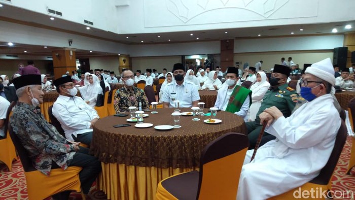 Wali Kota Medan Bobby Nasution saat menghadiri acara halal bihalal MUI, Rabu (11/5/2022).