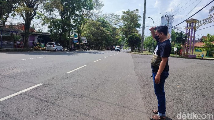 Warga Ciamis merasakan cuaca panas.