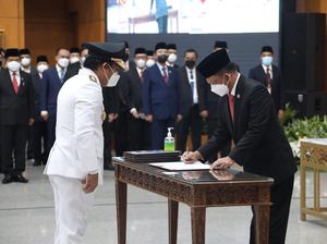 Usai Dilantik Jadi Pj Gubernur Banten, Muktabar Minta Dukungan