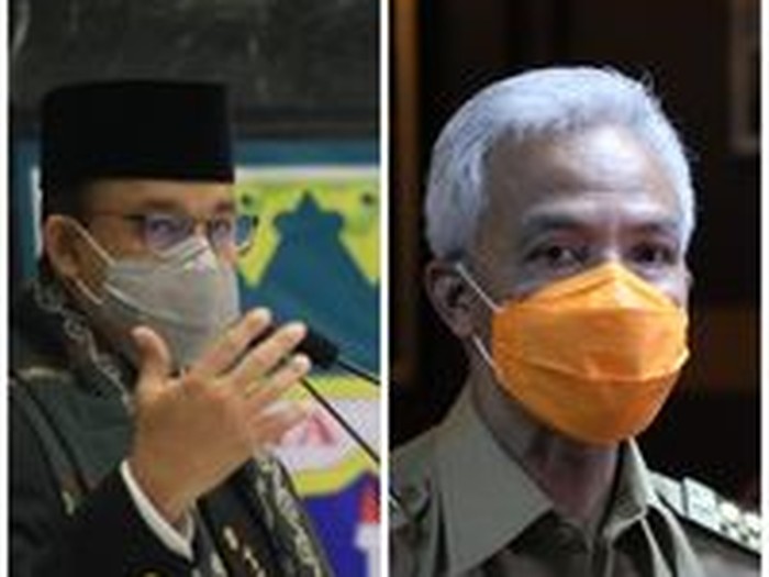 Anies Baswedan dan Ganjar Pranowo.